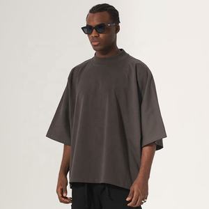 Nouvelle mode ample 100% coton Boxy Fit t Shirt haute qualité marque personnalisée logo Box Fit t Shirt - Product Image 4