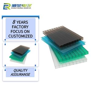 폴리 카보네이트 시트 헛간 플라스틱 패널 채광창 온실 지붕 재료 멀티 벽 자외선 증거 지붕 PC 중공 시트 - Product Image 1