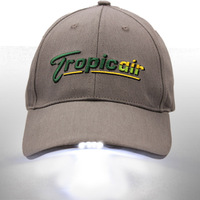 Gorras de béisbol con luz led, diseño bordado de fábrica, venta al por mayor