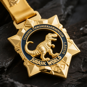 Medallas Deportivas Personalizadas de Fábrica con Logotipo 3D en Oro para Fútbol, Premios Deportivos, Carreras de 5K, Maratón, Trofeos Deportivos de Metal Fundido Personalizados con Cinta - Product Image 5