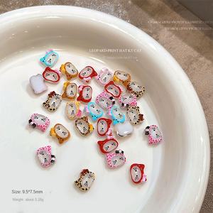 10 piezas/bolsa, Venta al por Mayor, Nuevos Adornos de <span class=keywords><strong>Uñas</strong></span> 3D de Dibujos Animados de <span class=keywords><strong>Hello</strong></span> <span class=keywords><strong>Kitty</strong></span>, Lindos Adornos de <span class=keywords><strong>Uñas</strong></span> de Resina Plástica con Diseño de Gato Katy y Lazo - Product Image 6