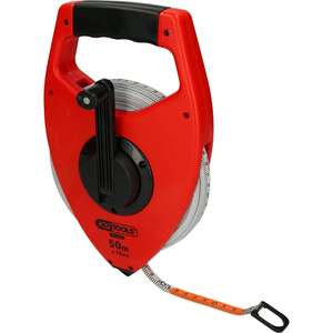 KS TOOLS Ruban à mesurer avec ruban en acier jaune, boîtier en plastique, 50m - Product Image 3