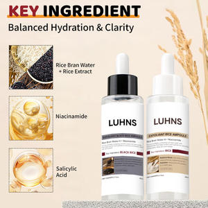 Extractos Naturales de Arroz Negro Silvestre, Esencia Exfoliante de Arroz, Vitamina C - Blanquea, Exfolia, Hidrata, Suaviza y Rejuvenece, en Botella - Product Image 2