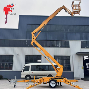 Hochwertige 20m Hubarbe its bühne 200kg Schlepplift anhänger Cherry Picker Spider <span class=keywords><strong>Lift</strong></span> - Product Image 5