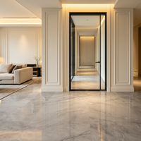 Porte battante Suifu personnalisée moderne en alliage d'aluminium de 1,4 mm d'épaisseur avec verre clair/téinté, surface finie, garantie 3 ans, appartement