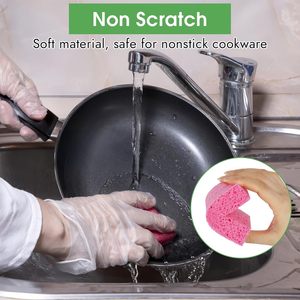 Eco-Friendly Reusable Compostable Compressed Cellulose Sponges Sheets Decontamination Features - Product Image 4