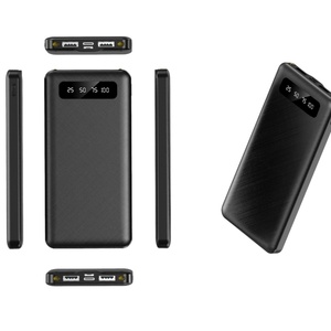 พาวเวอร์แบงค์ขนาดเล็กบาง 10000mAh หน้าจอ LED แบตเตอรี่ลิเธียมโพลิเมอร์ทนทาน ช่องเสียบ Type-C ของขวัญสุดเพอร์เฟกต์สำหรับ iPhone Xiaomi และอุปกรณ์อื่นๆ - Product Image 1