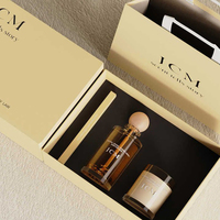 Diffuseur de parfum d'intérieur de haute qualité avec ensemble de bougies en bâtonnets coffret cadeau arôme longue durée