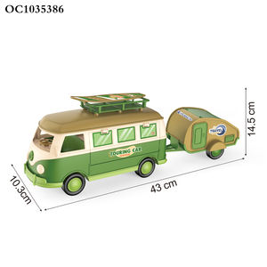 Modèle de jouet mini-bus à piles avec ouverture de porte personnalisée pour <span class=keywords><strong>camping</strong></span>-<span class=keywords><strong>car</strong></span> avec son et lumière - Product Image 6