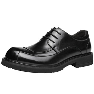 2025 zapatos de cuero de negocios de lujo originales para hombres con piel de vaca de capa superior y zapatos de cuero genuino para hombres - Product Image 3