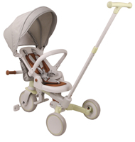 Poussettes pour bébés 4 en 1, vélo d'équilibre pour enfant, tricycle à pédales, voiture à pousser, cadre en alliage d'aluminium manuel, pliable pour les enfants de 12 mois à 7 ans