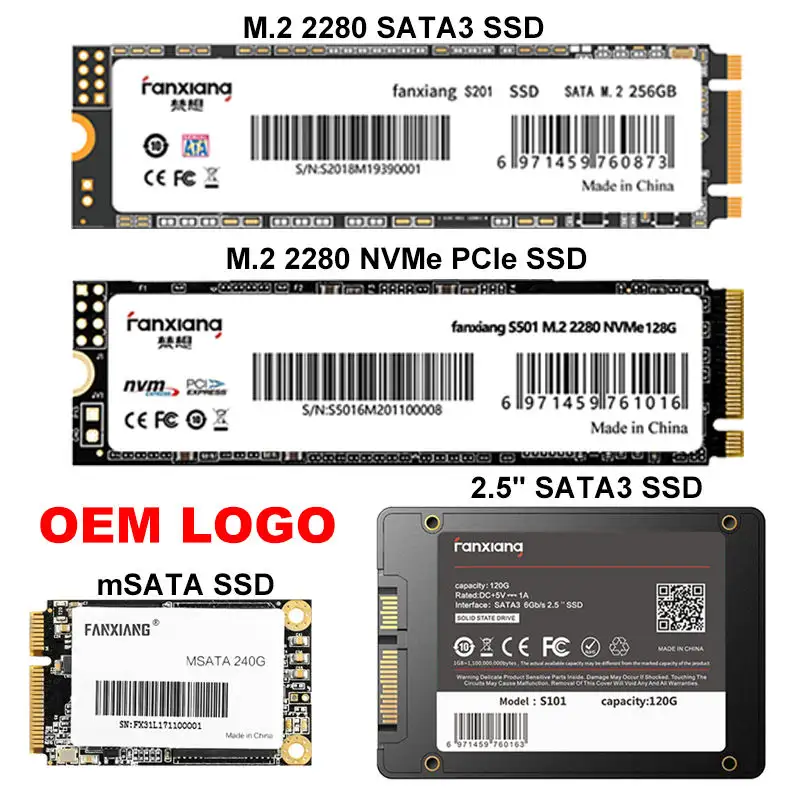 Fanxiang High Speed 1TB 2TB M2 M.2 NVMe SSD PCIe Gen4 Solid State Drive Internal Hard Disk Memorias
