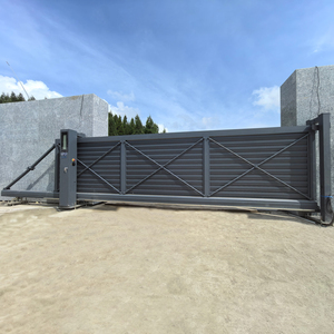 <span class=keywords><strong>Portail</strong></span> <span class=keywords><strong>Coulissant</strong></span> Intelligent en Aluminium pour Jardin, <span class=keywords><strong>Portail</strong></span> <span class=keywords><strong>Coulissant</strong></span> Cantilever Électrique pour Allée, Idéal pour Écoles, Hôpitaux, etc. - Product Image 1