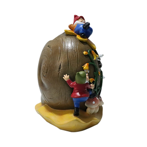 Tùy Chỉnh Mini Năng Lượng Mặt Trời Sáng Lùn Động Vật Bức Tượng Nhựa Thủ Công Cảnh Quan Vườn Trang Trí Kệ Sách Chậu Hoa Trang Trí Động Vật Hình - Product Image 5