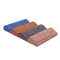 Étui à lunettes incurvé en suède texturé, boîte de rangement rigide portable rose pour lunettes de myopie
