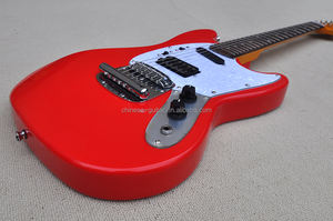 Chitarra Elettrica Rossa Flyoung, Strumento Musicale a 6 Corde, Prezzo Economico, Lunghezza Scala 610mm - Product Image 3