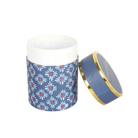 Boîte Cadeau Personnalisée en Carton Rigide pour Verre à Vin Peint à la Main, Écologique, avec Couvercle Amovible, Estampage à Chaud Doré et Revêtement UV