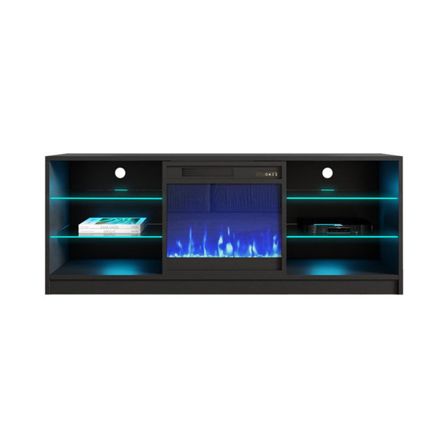 TV Cabinet Living Room Furniture Smart Fireplace Led Light TV Stand Good Quality Hot Selling Fireplace Tv Desk Stand