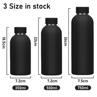 Topnovo Gourde isotherme étanche en acier inoxydable à col étroit, Cadeaux de festival, Souvenir promotionnel