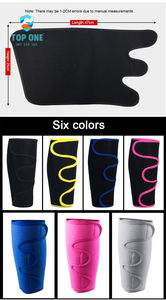 TopOne Sports Fitness Shin Sleeve Respirant Néoprène Haltérophilie Mollet Sangle Wrap Protection Jambe Brace Soutien et Gardes - Product Image 3