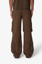 Cuciture plissettate, ampie tasche <span class=keywords><strong>laterali</strong></span>, coulisse, gamba del pantalone leggermente allungata, tessuto drappeggiato antipiega - Product Image 3