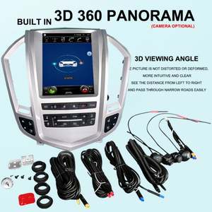 Radio para Auto Estilo Tesla con Android 13, GPS, Estéreo, CarPlay, Reproductor Multimedia de Video, Pantalla Táctil para Cadillac SRX 2008 2009 2010 - 2012 - Product Image 3