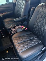 Accessoires sur mesure Housses de siège de voiture 3 rangées en cuir pour Toyota Land Cruiser Prado LC250 LC150 6-7-8 places