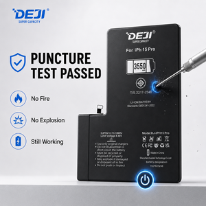 <span class=keywords><strong>Batterie</strong></span> de téléphone semi-solide DEJI pour <span class=keywords><strong>iPhone</strong></span> 13 14 15 16 Pro Max, sans test de sécurité incendie - Product Image 1