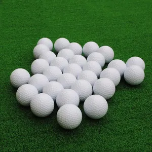 Balles souples et solides en mousse PU, Offres Spéciales pièces, en mousse, pour exercices de Sport, salle de Golf, couleur blanche