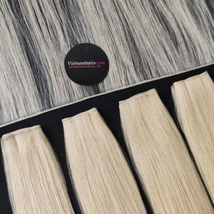 Extensions de cheveux vierges vietnamiens professionnels, tissage Genius, cheveux Remy, fournisseur en gros - Product Image 1