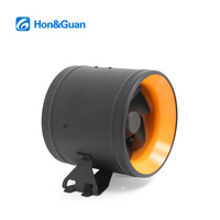 Ventilateur de gaine en ligne rond à moteur EC Eco-watt à profil bas 4''5''6''8''10''12'', corps compact avec extracteurs d'air haute performance