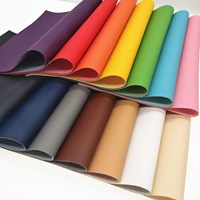 Feuilles de vinyle en similicuir solide de qualité marine, épaisseur 0,8 mm, tissu PU souple, pour nœuds, boucles d'oreilles, artisanat DIY, rouleau élastique imperméable
