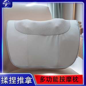 Cervical Spine Massager Electric Neck Shoulder Massage Pillow Rechargeable Heating Kneading Portable Home Use Gray - Product Image 5