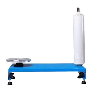 Portable Small Pallets - Manual PE <b>Stretching</b> Film Wrapping <b>Machine</b> for Carton Box Plastic Stretch Film Roll Packaging <b>Machine</b> - Product Image 6