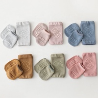 Chaussettes antidérapantes jetables en tricot pour bébé, respirantes et écologiques, en Spandex/Coton, pour nouveau-nés, filles et enfants unisexes