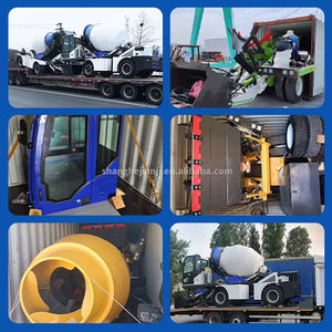 4 Kubikmeter Diesel-Betonmischer mit Pumpen trommel Hersteller bereit gestellte selbst ladende mobile Zement betonmischer - Product Image 3