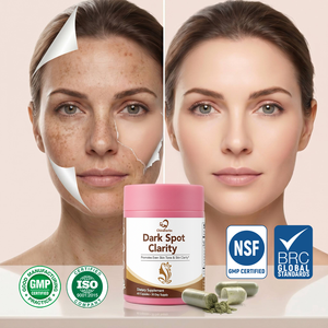 Chinaherbs - Suplemento Personalizado de Glutatión para Aclarar la Piel, Eliminar Manchas Oscuras, Unificar el Tono de la Piel, con Vitamina C, en Cápsulas Veganas - Product Image 1