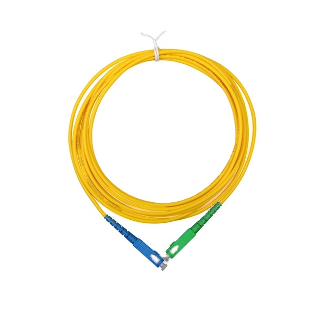 Customized Jumper Fibra Optica Indoor SC-SC Simplex Singlemode  G657A G652D Hybrid Fiber Optic Patch Cord 1m 3m