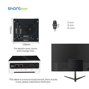 Servidor Portátil OEM ODM del Fabricante Sharerdp, Core I5 I7 I9 1165G7 9880H, Linux Windows, Mini PC Industrial NUC de Escritorio - Product Image 4