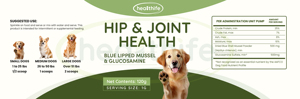 Suplemento para Cadera y Articulaciones de Perros de Doble Acción Healthife OEM, Polvo de Mejillón de Labios Azules y Glucosamina para Mascotas - Product Image 4
