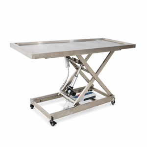 Tavolo Operatorio Veterinario Elettrico Sollevabile in Acciaio Inossidabile per Cliniche Animali - Product Image 3