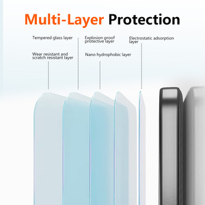 Protector de Pantalla de Vidrio Templado Transparente Antirrayaduras 9H 2.5D Personalizado OEM <span class=keywords><strong>para</strong></span> Xiaomi Poco X7 X8 PRO MAX - Product Image 3