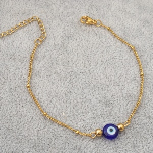 Của Phụ Nữ 18K Vàng-Mạ Thép Không Gỉ Hai Lớp Vòng Đeo Tay Thiết Lập Nhà Máy Bán Buôn Hình Học Ma Quỷ Của Mắt Thiết Kế - Product Image 4