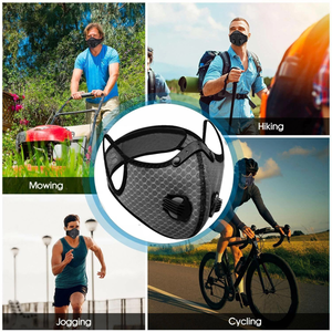 Votre masque demi-visage gris essentiel pour les sports de plein air et le cyclisme - Product Image 6