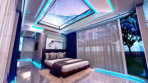 Casa contenedor de cápsula espacial prefabricada de lujo Villa con <span class=keywords><strong>electricidad</strong></span> solar para clima frío Clase aprobada por Australia 1a - Product Image 4