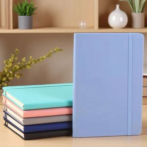 Hardcover Pu Leather <b>Planner</b> logo Custom Pu Agenda Colorful Personalized Notebook with Elastic Band - Product Image 1