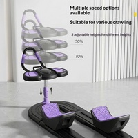 Appareil d'entraînement portable et pliable pour le renforcement des abdominaux, du dos et des fessiers, gain de place, usage domestique