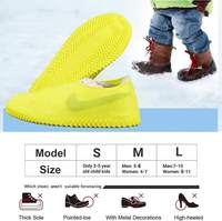 Bottes de pluie en silicone imperméables, réutilisables, unisexes, antidérapantes, légères, certifiées CE pour les jours de pluie en extérieur