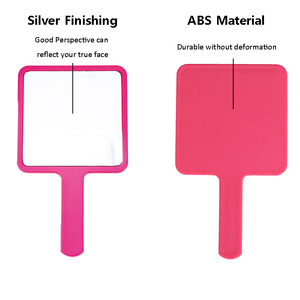 Gmagic Tốt Nhất Bán Lớn Màu Đen Vuông Tay Gương Biểu Tượng Tùy Chỉnh Salon Thợ Cắt Tóc Trang Điểm Gương Cầm Tay Gương Với Xử Lý - Product Image 4