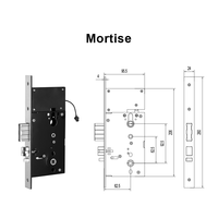 Cerradura Electrónica Inteligente de Alta Gama para Habitaciones de Hotel, con Tarjeta RFID de Aluminio, Sistema de Gestión y Software